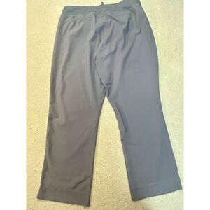 Athletic Works Womens Petite Gray Drawstring‎ Waist Activewear Pants Size Petite